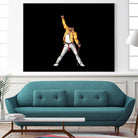 Freddy Mercury by Barbara Vigano on GIANT ART - yellow digital painting