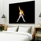 Freddy Mercury by Barbara Vigano on GIANT ART - yellow digital painting