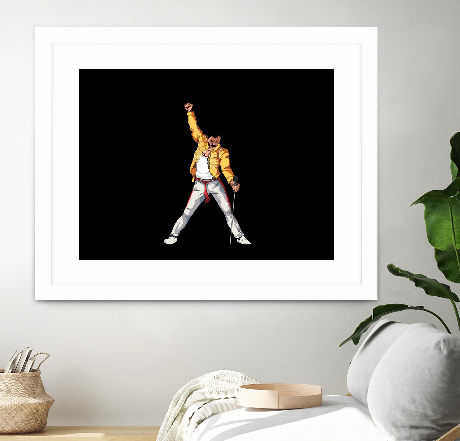 Freddy Mercury by Barbara Vigano on GIANT ART - yellow digital painting