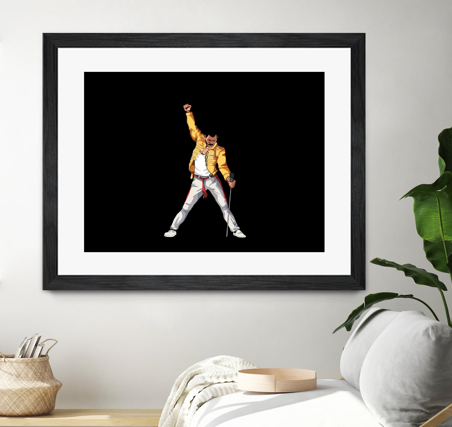 Freddy Mercury by Barbara Vigano on GIANT ART - yellow digital painting