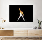 Freddy Mercury by Barbara Vigano on GIANT ART - yellow digital painting