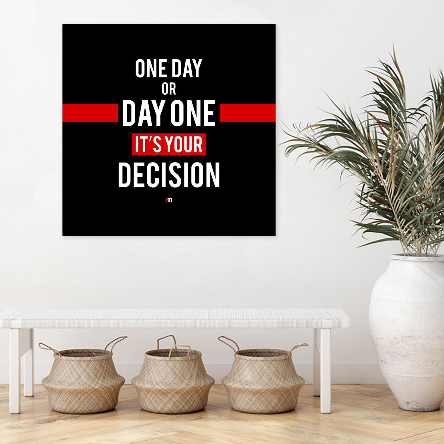 Decision by Mariana Angelova on GIANT ART - black typography