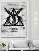 The Deathly Hallows by Nikita Abakumov on GIANT ART - gray digital painting