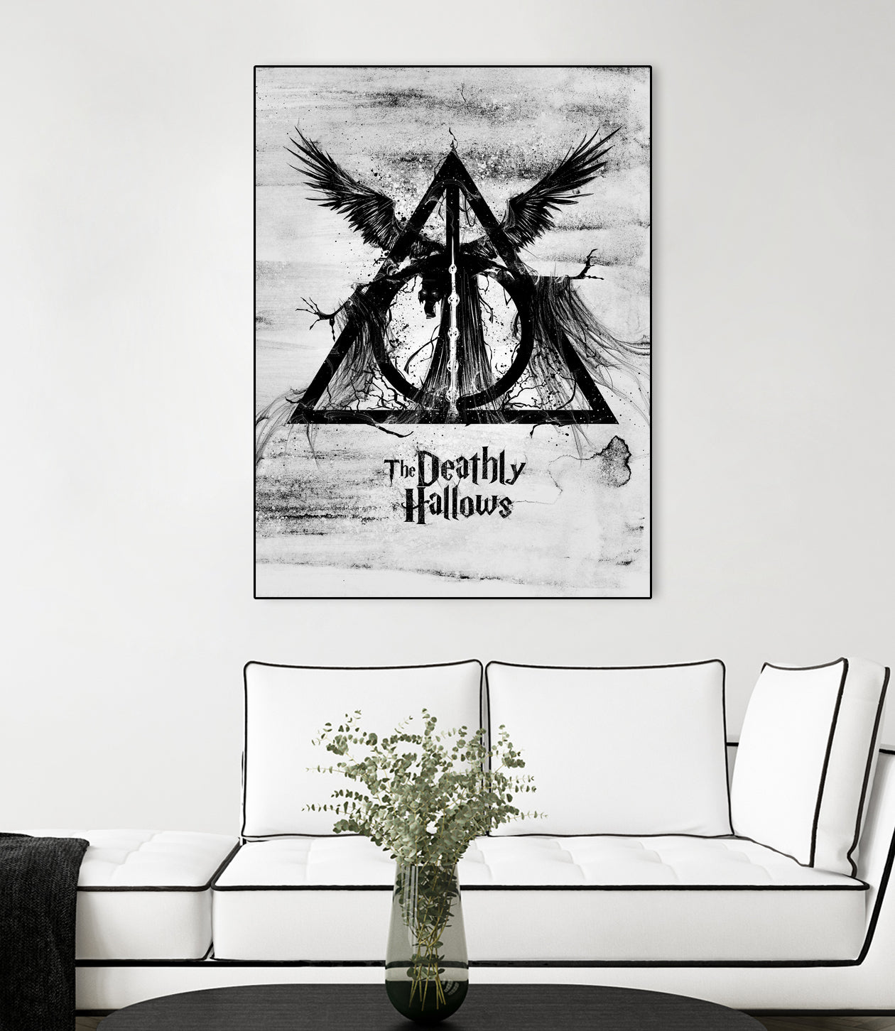 The Deathly Hallows by Nikita Abakumov on GIANT ART - gray digital painting