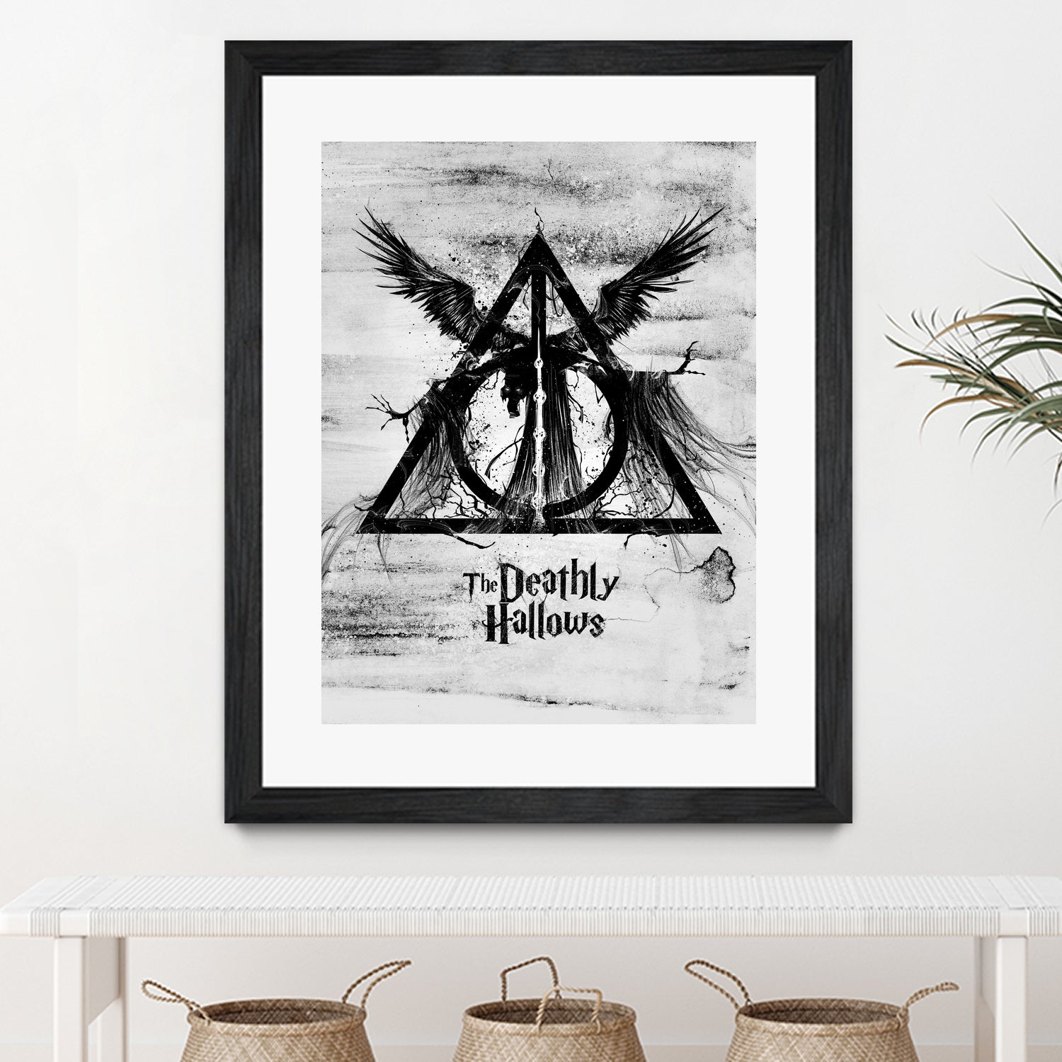 The Deathly Hallows by Nikita Abakumov on GIANT ART - gray digital painting