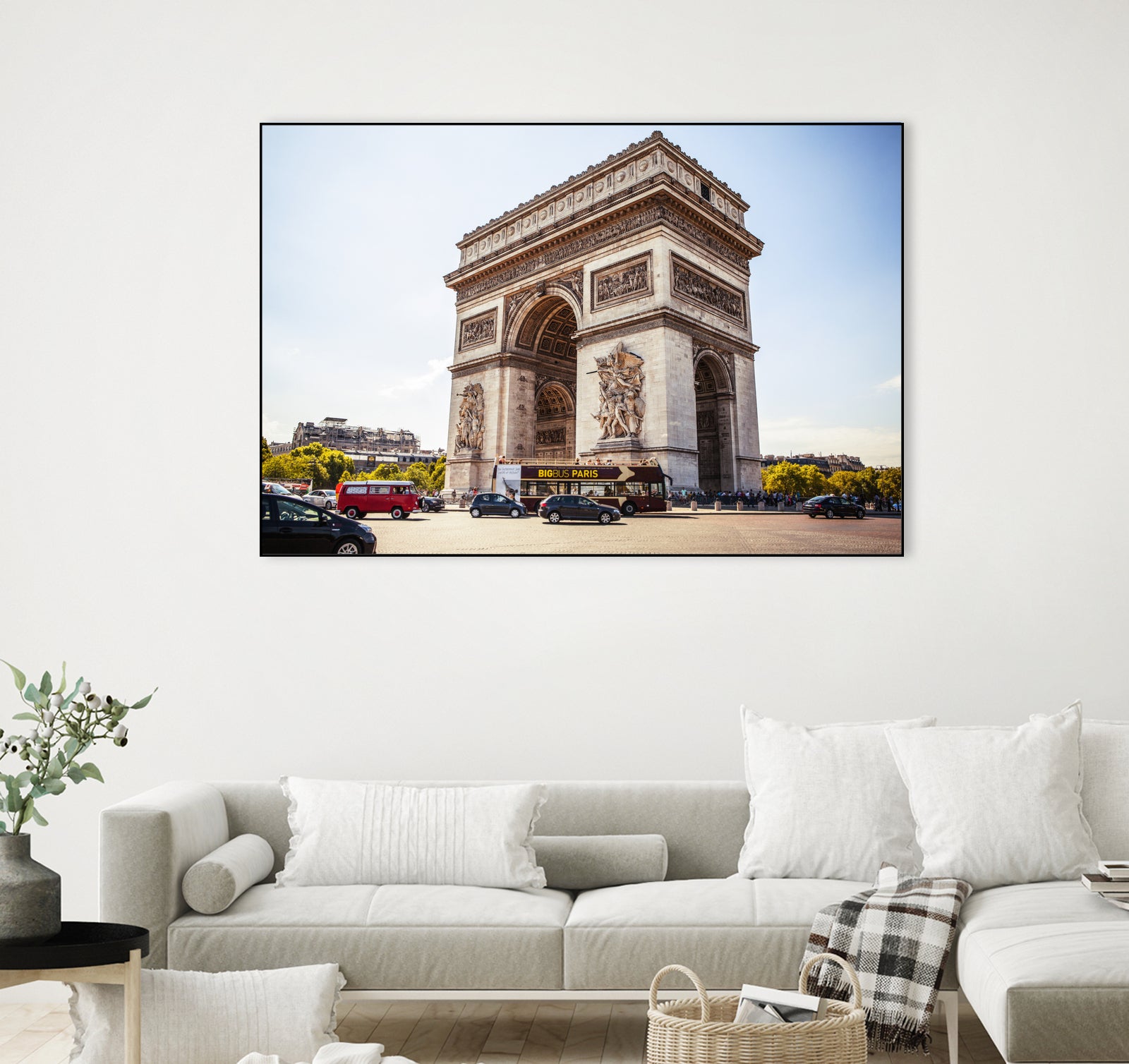 Arc de Triumph. by Art Kireev on GIANT ART - blue digital drawing