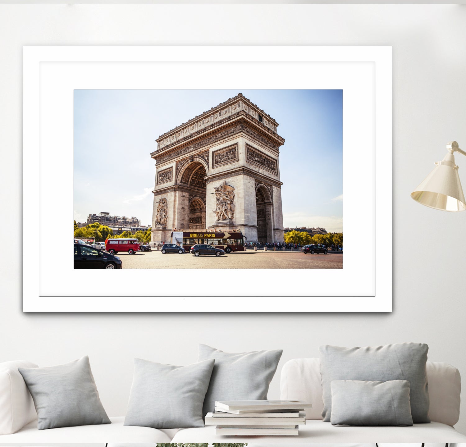 Arc de Triumph. by Art Kireev on GIANT ART - blue digital drawing