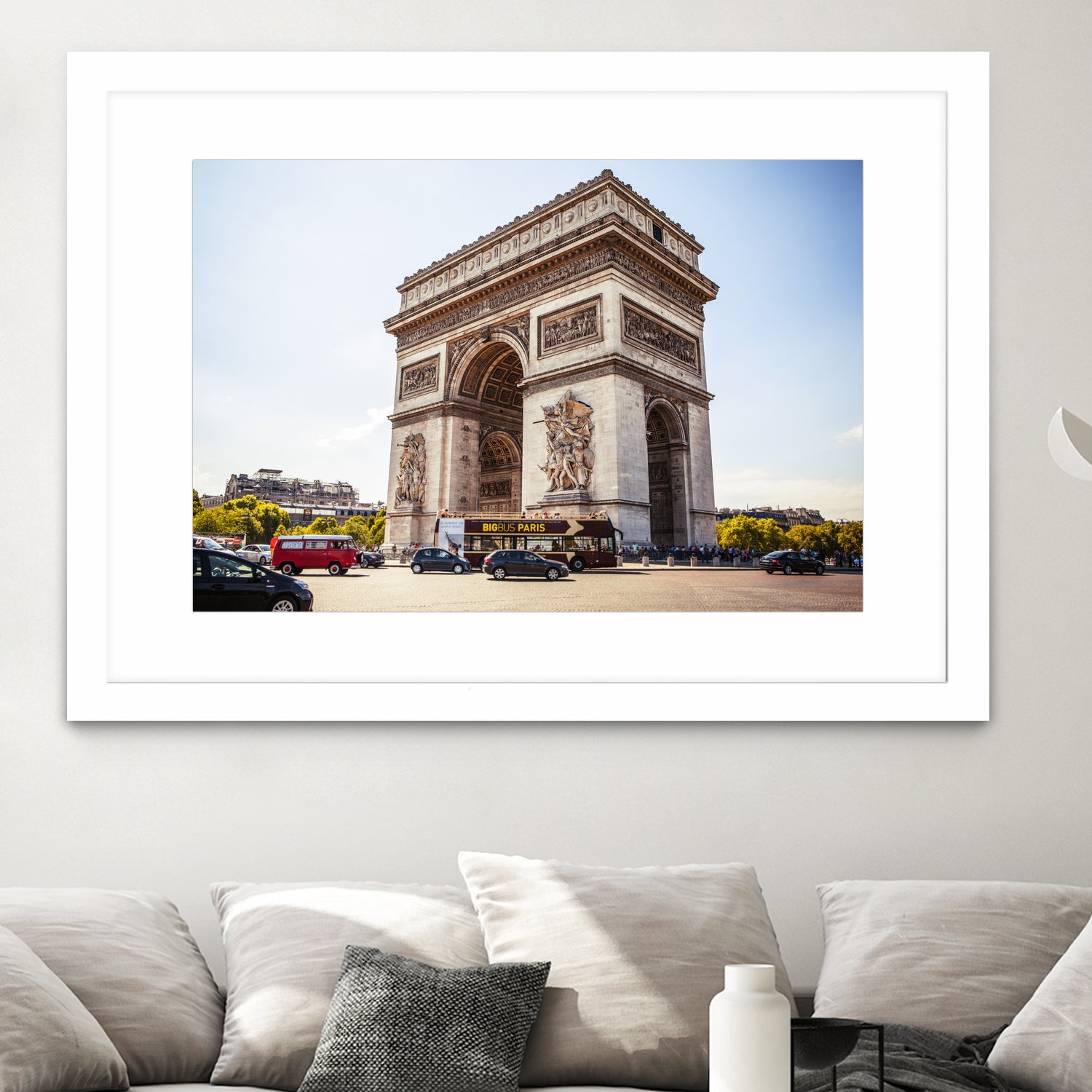 Arc de Triumph. by Art Kireev on GIANT ART - blue digital drawing