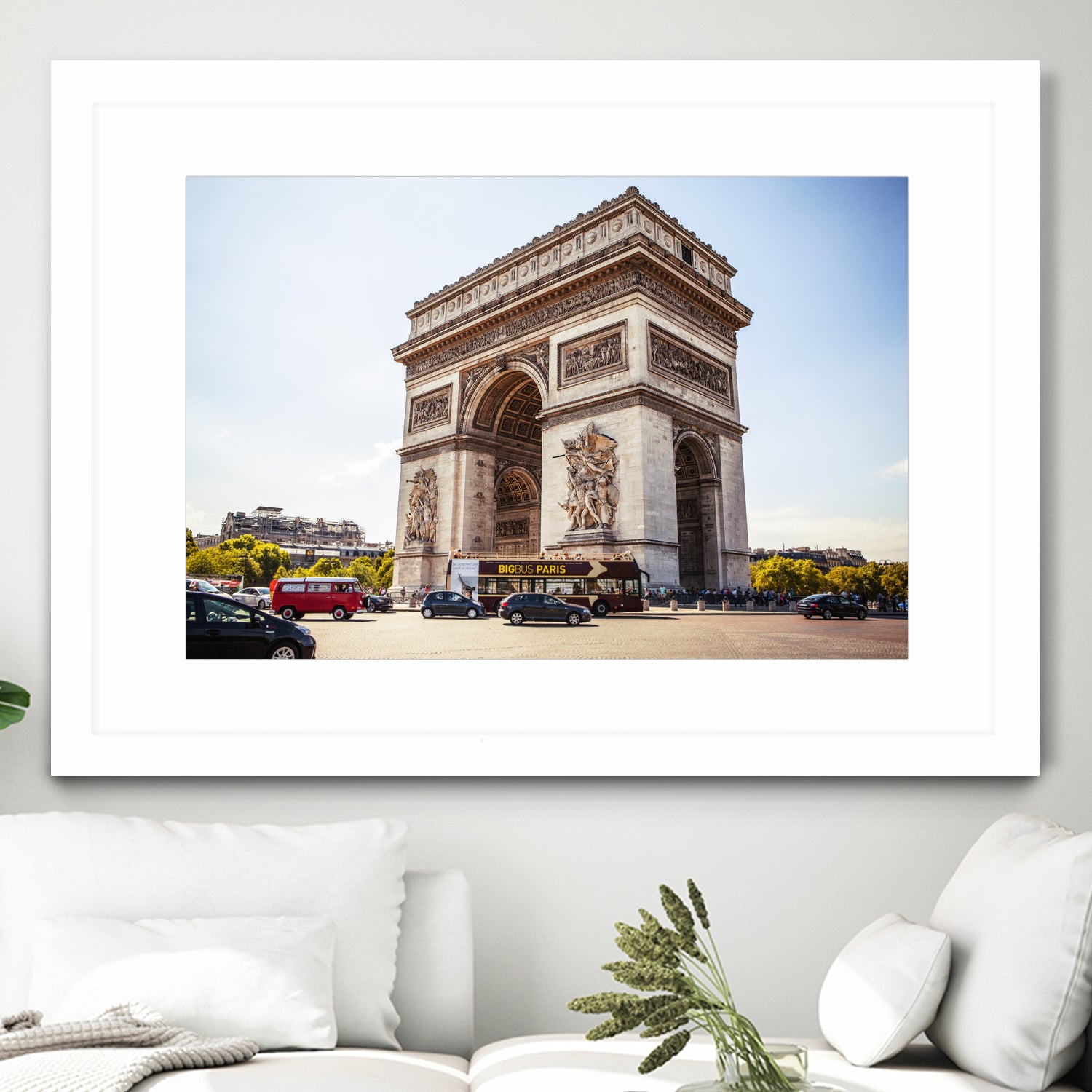 Arc de Triumph. by Art Kireev on GIANT ART - blue digital drawing