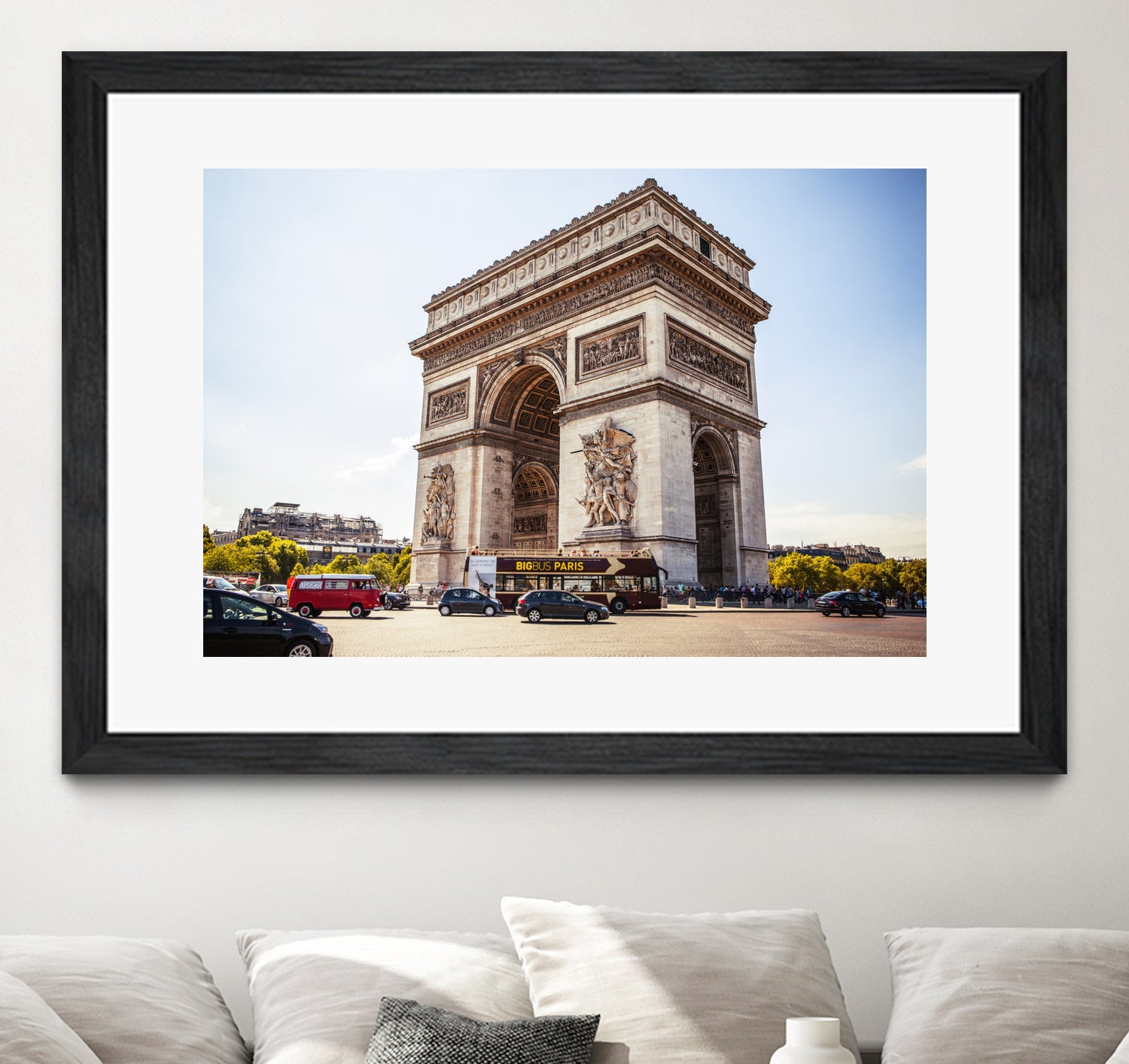 Arc de Triumph. by Art Kireev on GIANT ART - blue digital drawing