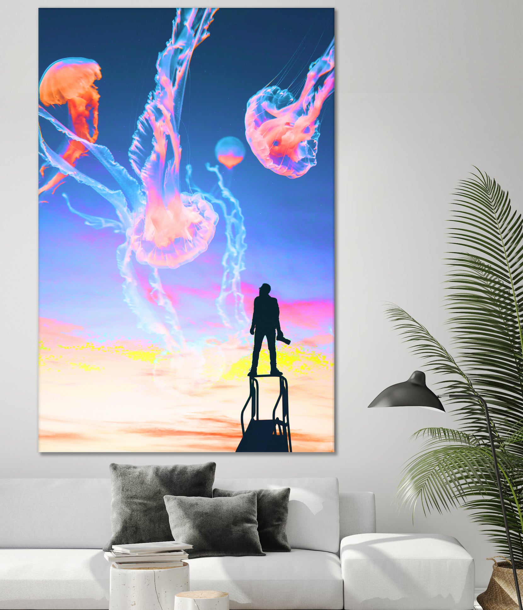 Jelly Clouds Assemblage by Aesthetic Vaporwave on GIANT ART - blue photo illustration