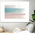 Soft Pastel Ocean Waves 1 by Anitas Bellas Art on GIANT ART - pink coastal carabeean sea 