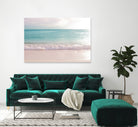 Soft Pastel Ocean Waves 1 by Anitas Bellas Art on GIANT ART - pink coastal carabeean sea 