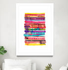 Vainica- Knitted watercolor by Laura Muñoz Estellés on GIANT ART - red digital painting