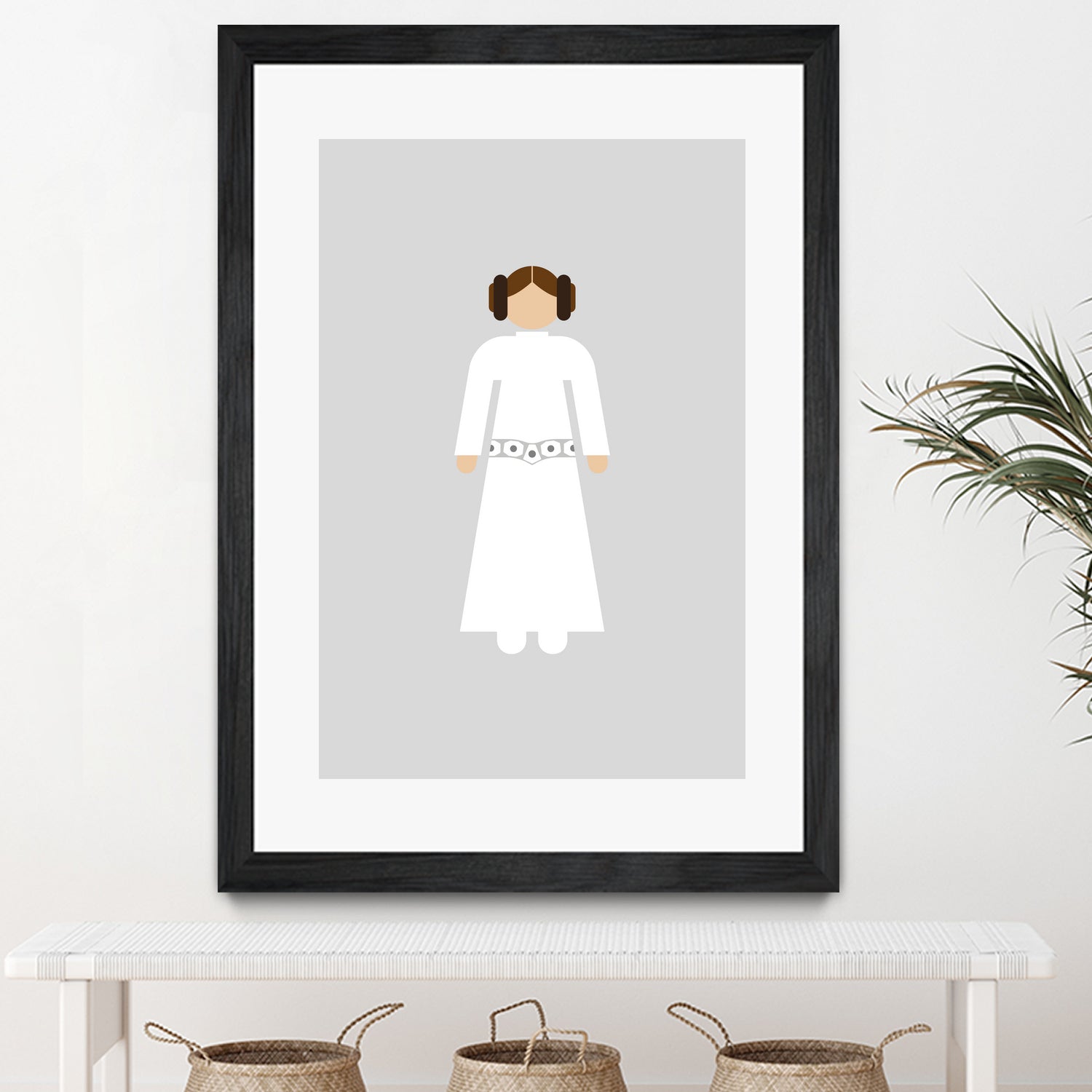 Leia 02 by Viktor Hertz on GIANT ART - white vector illustration