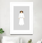 Leia 02 by Viktor Hertz on GIANT ART - white vector illustration