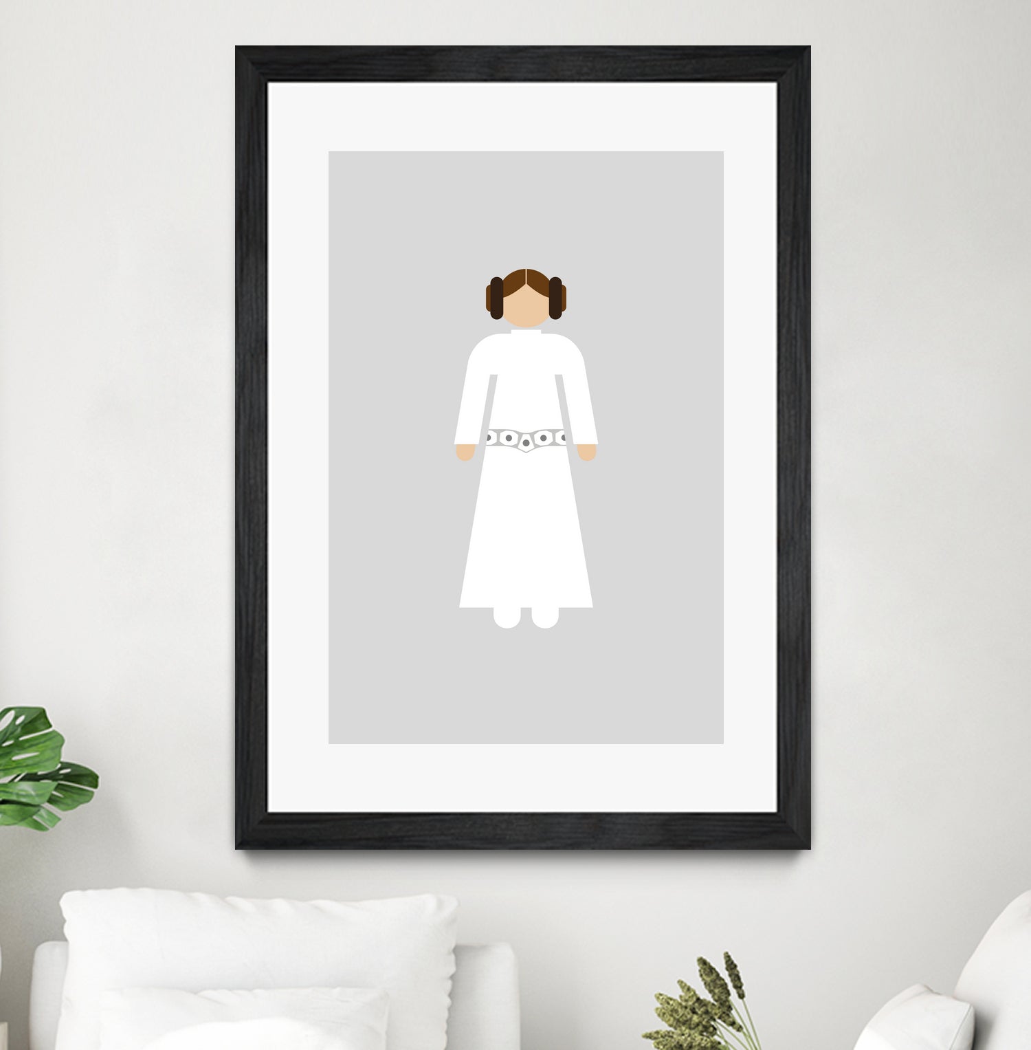 Leia 02 by Viktor Hertz on GIANT ART - white vector illustration