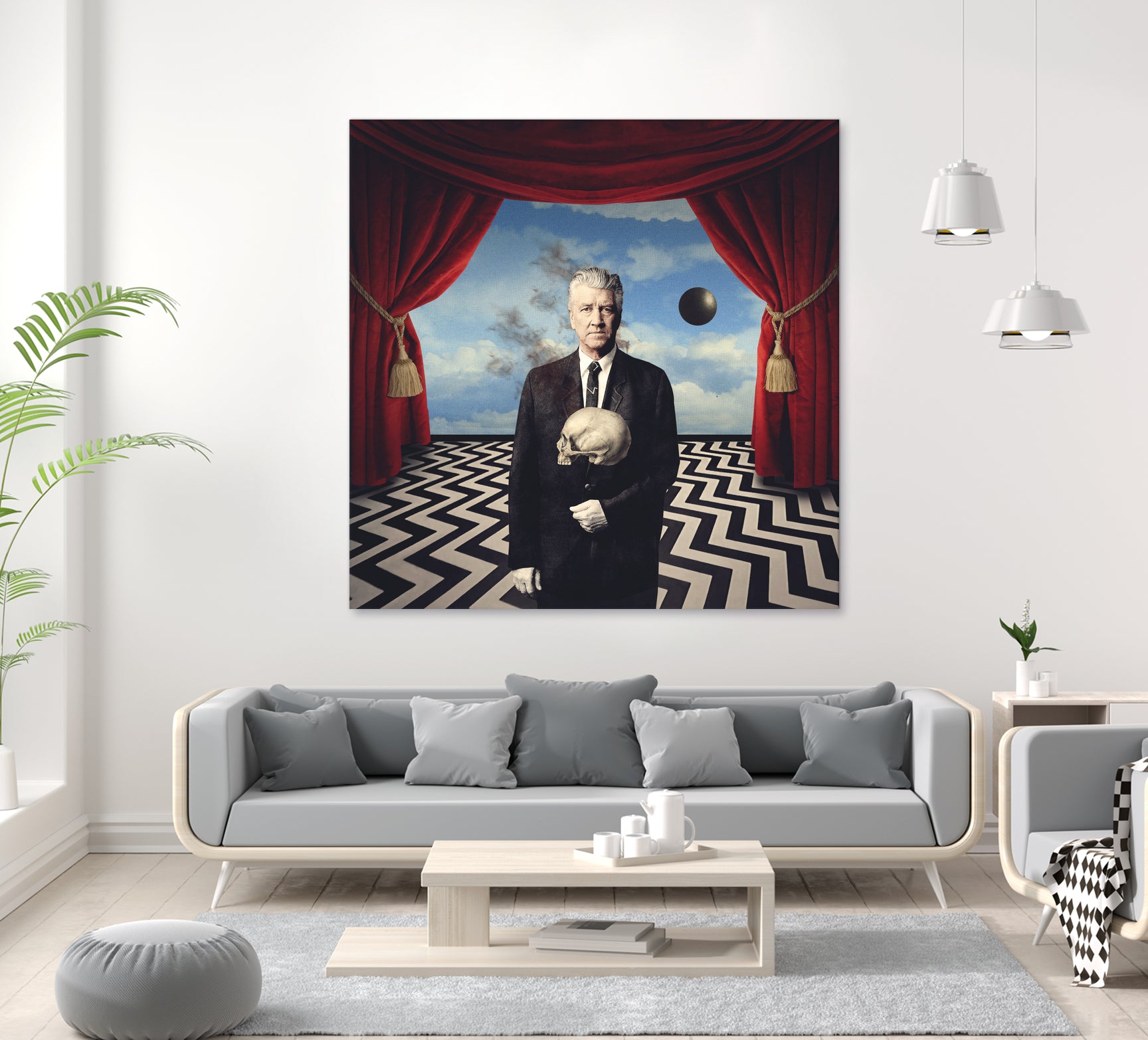 Lynch Vs Magritte by giuseppe conti on GIANT ART - black digital painting