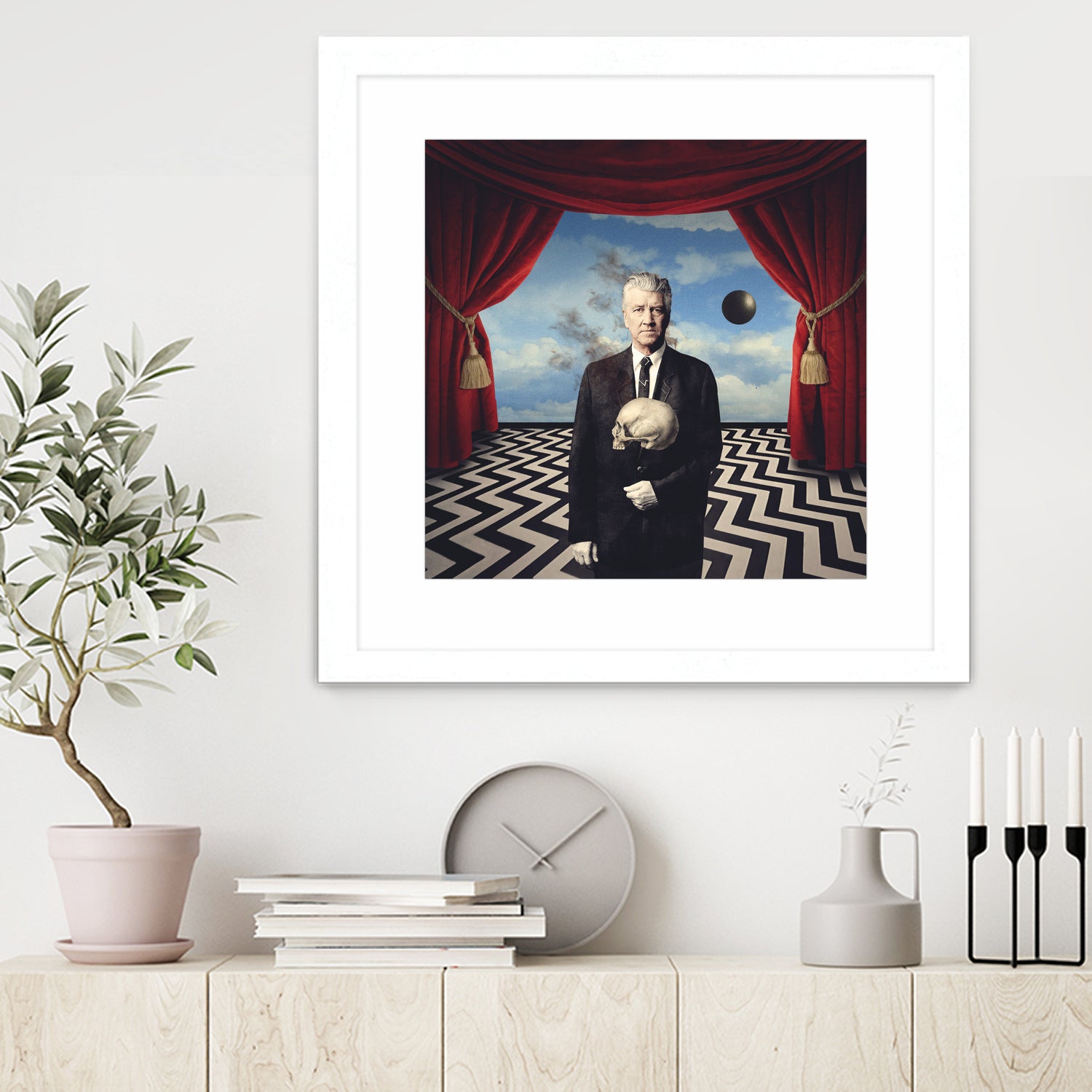 Lynch Vs Magritte by giuseppe conti on GIANT ART - black digital painting