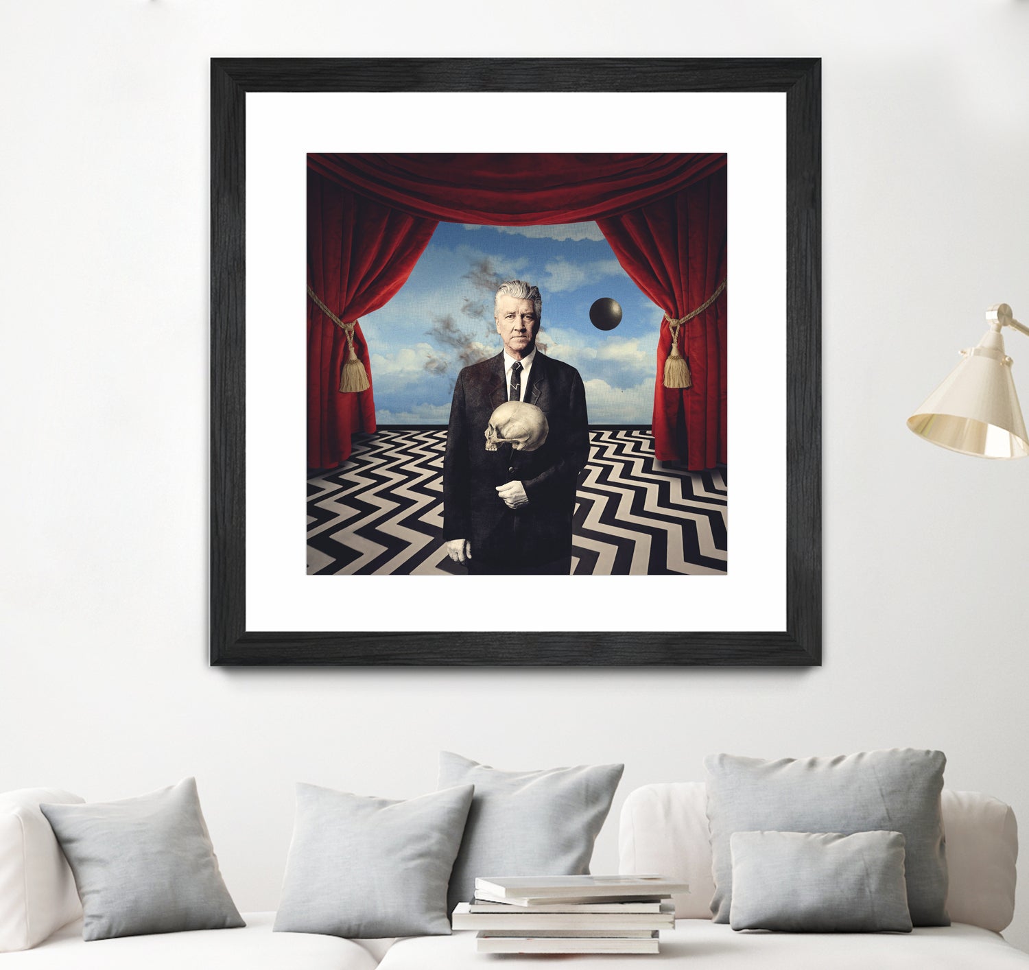 Lynch Vs Magritte by giuseppe conti on GIANT ART - black digital painting