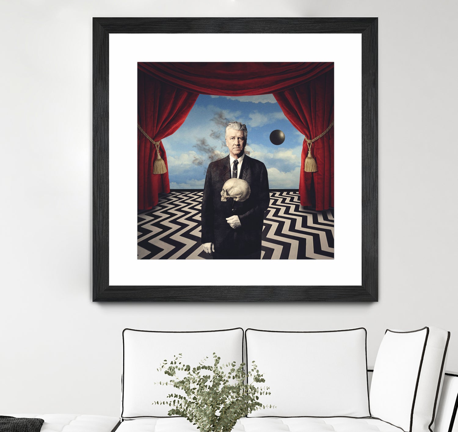 Lynch Vs Magritte by giuseppe conti on GIANT ART - black digital painting