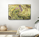 Abstract Marble Painting by Amir Faysal on GIANT ART - yellow digital painting