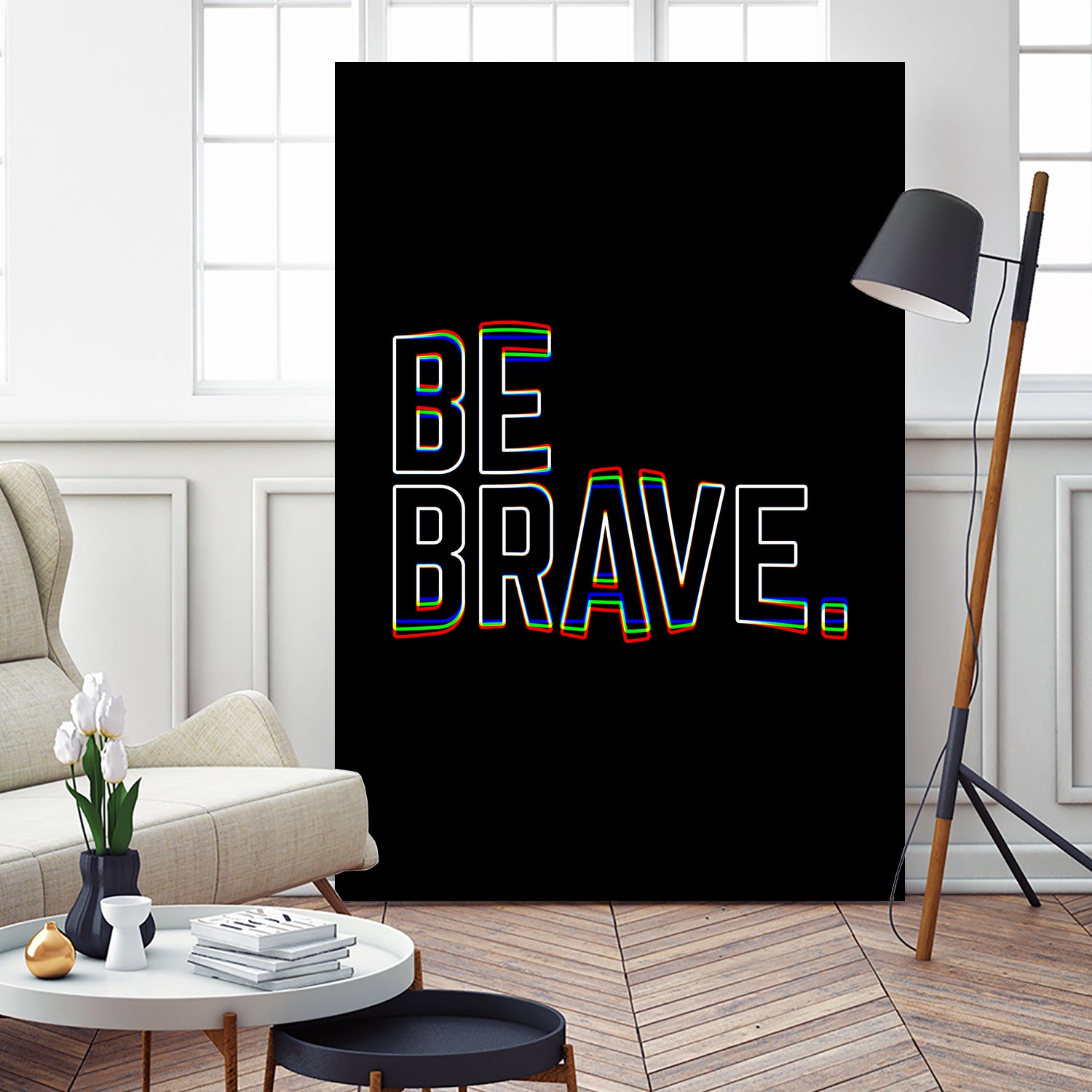 Be Brave by Afif Quilimo on GIANT ART - black digital painting