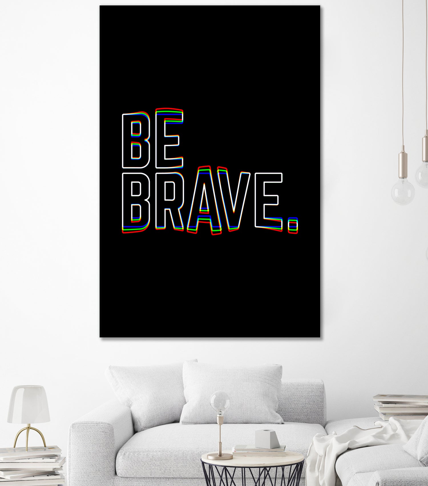 Be Brave by Afif Quilimo on GIANT ART - black digital painting