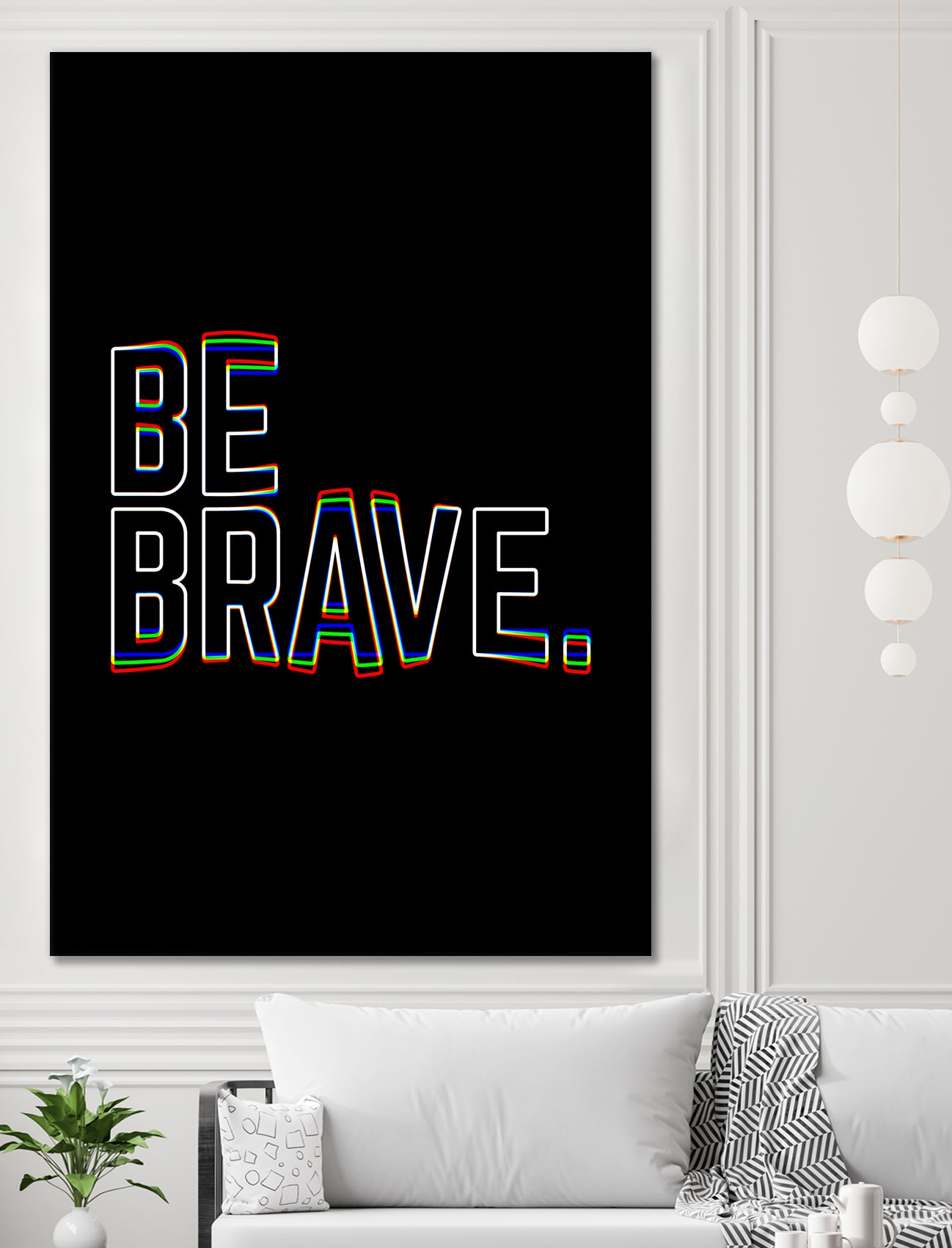 Be Brave by Afif Quilimo on GIANT ART - black digital painting