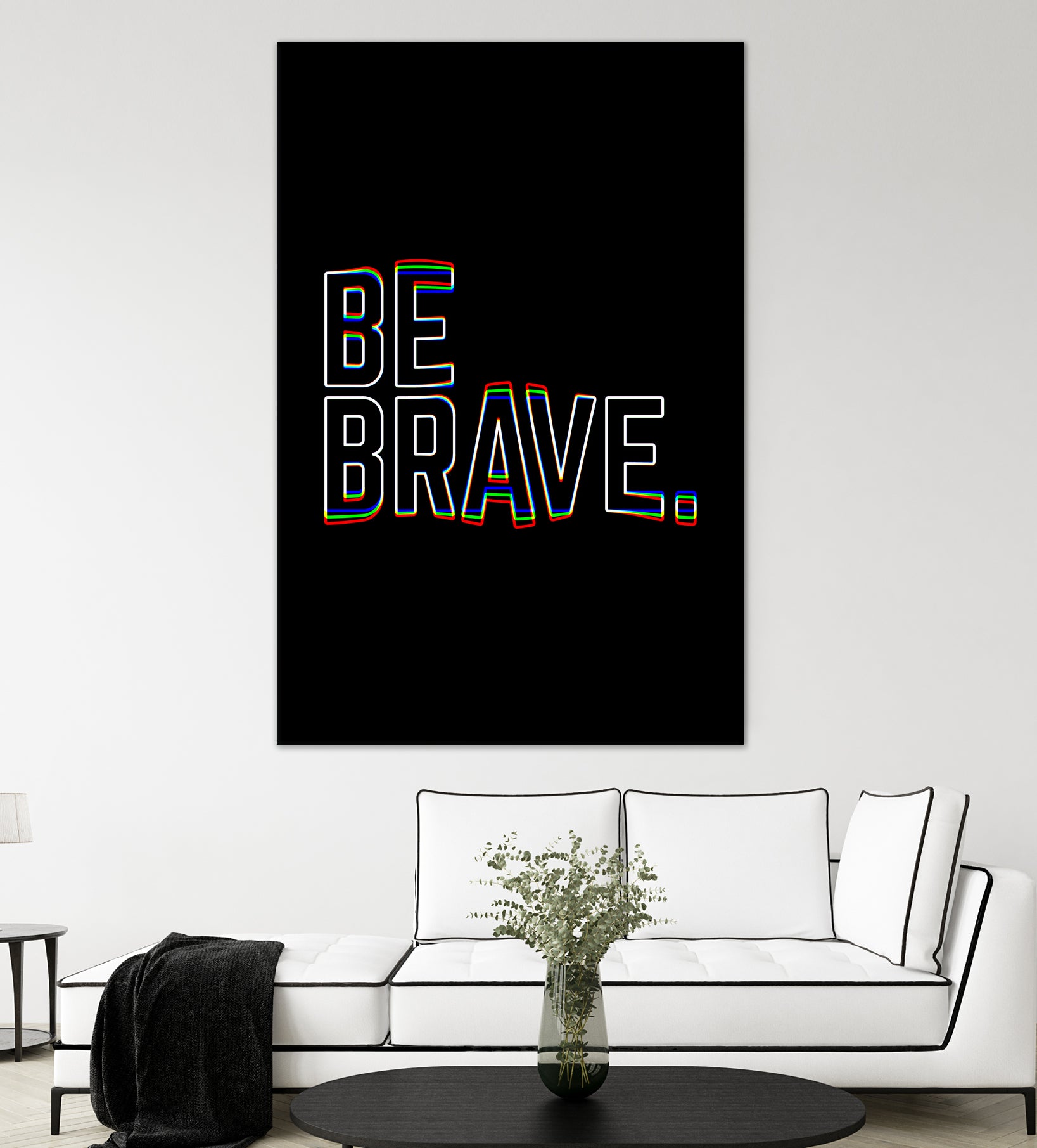 Be Brave by Afif Quilimo on GIANT ART - black digital painting