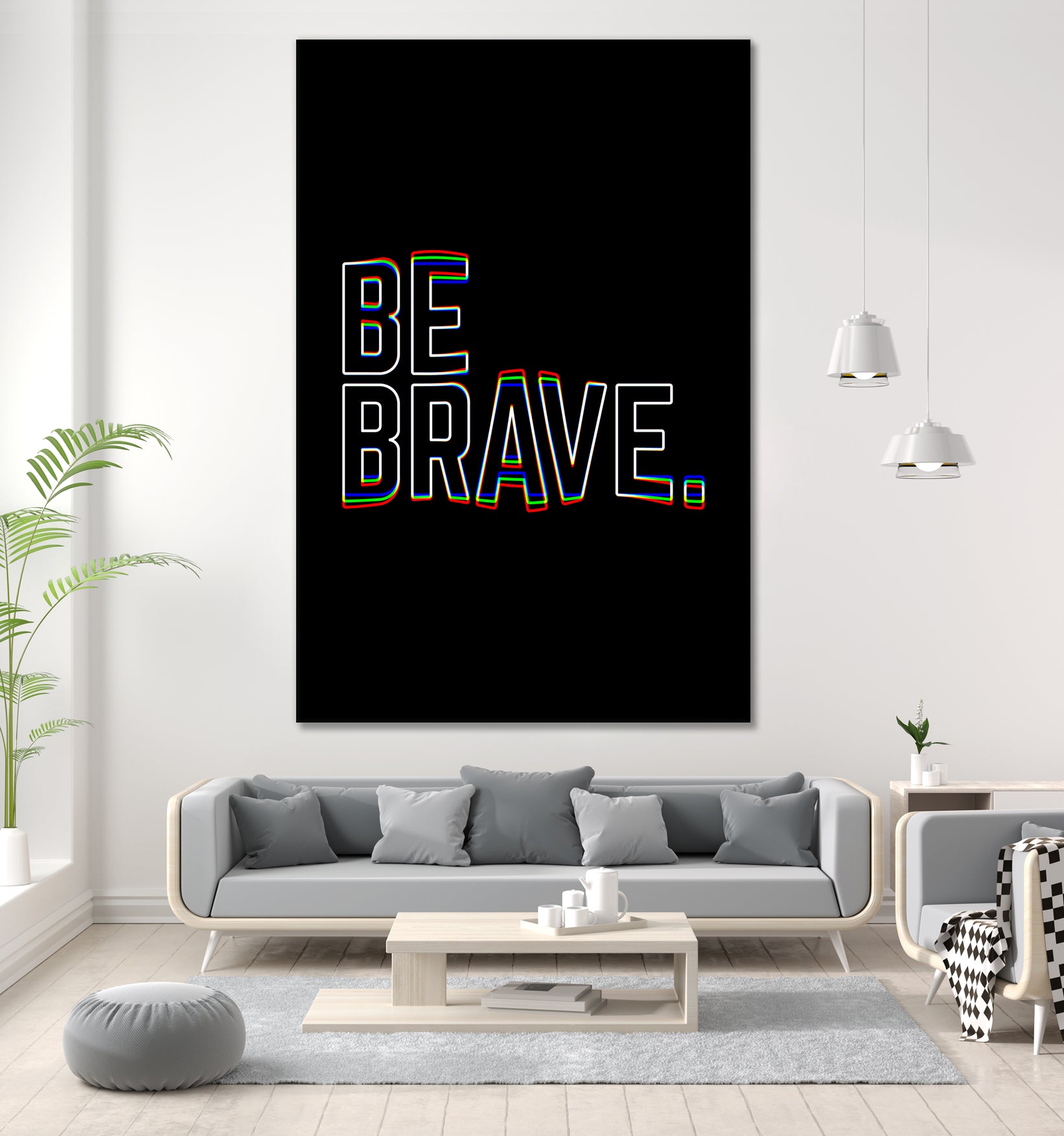 Be Brave by Afif Quilimo on GIANT ART - black digital painting