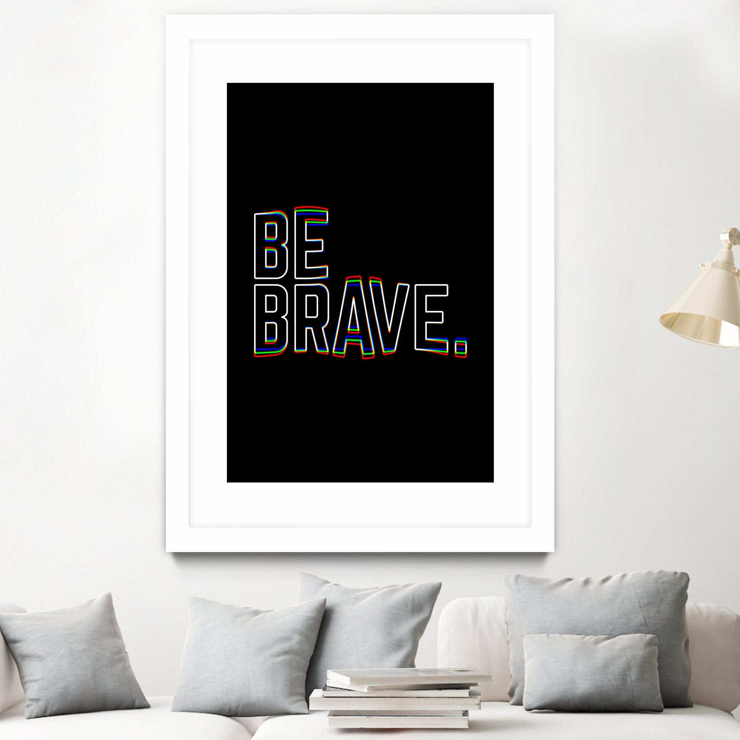 Be Brave by Afif Quilimo on GIANT ART - black digital painting