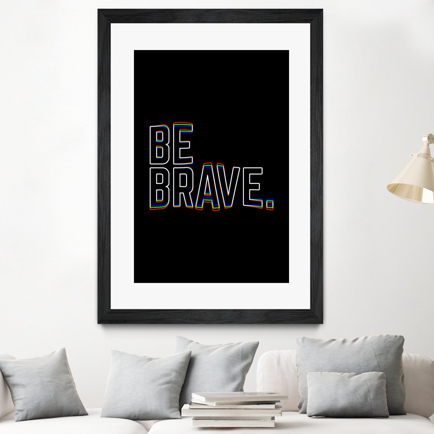 Be Brave by Afif Quilimo on GIANT ART - black digital painting