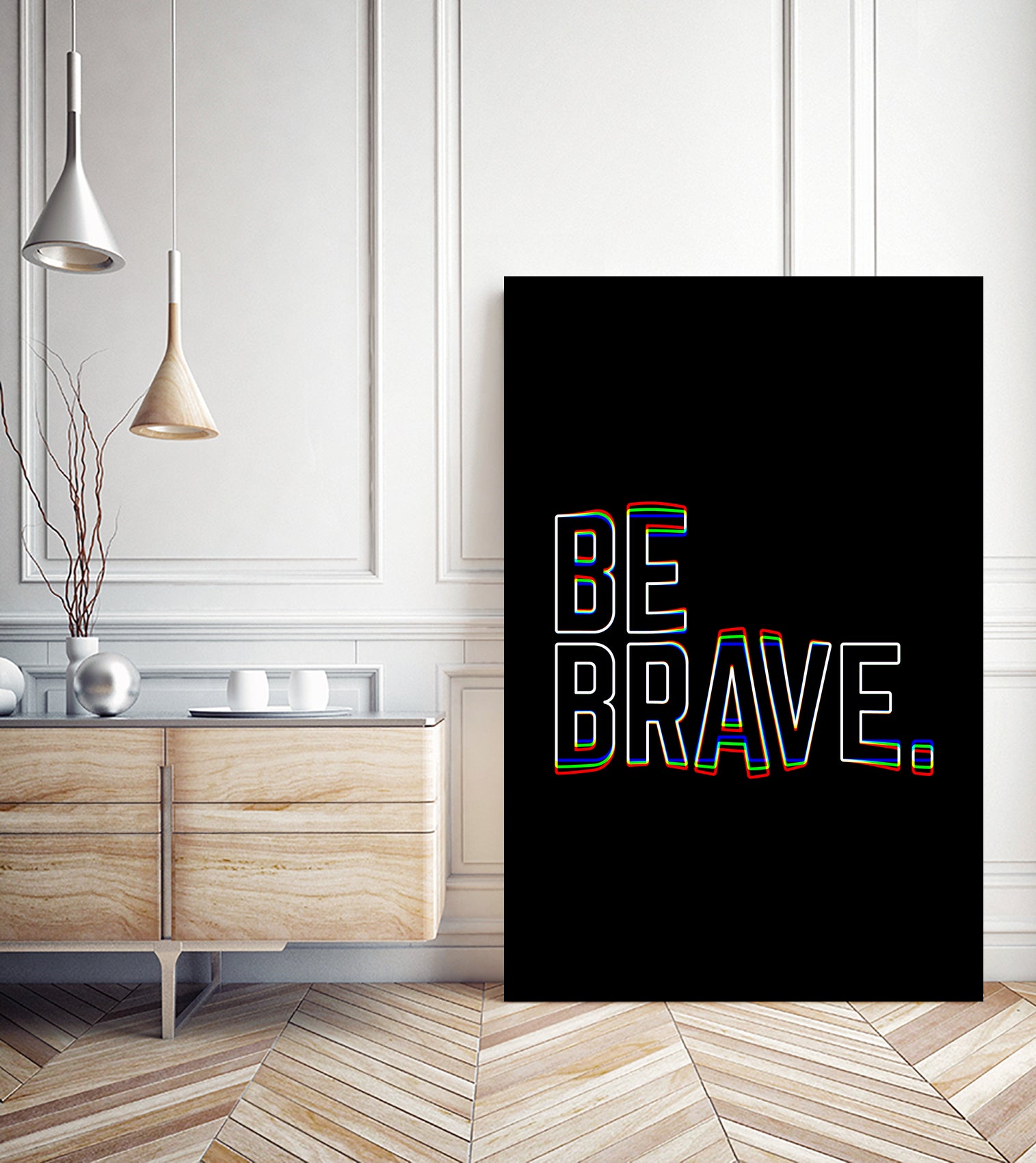 Be Brave by Afif Quilimo on GIANT ART - black digital painting