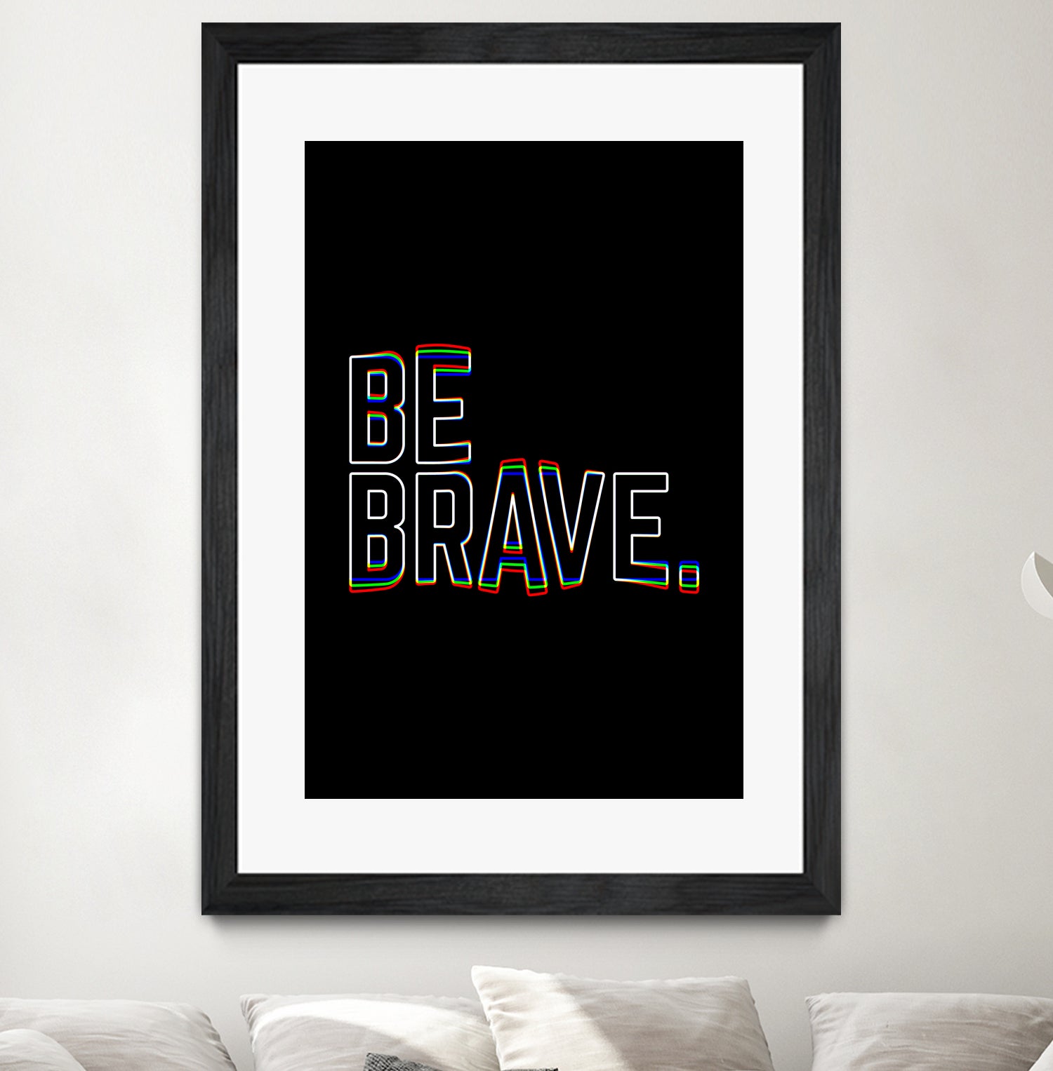 Be Brave by Afif Quilimo on GIANT ART - black digital painting