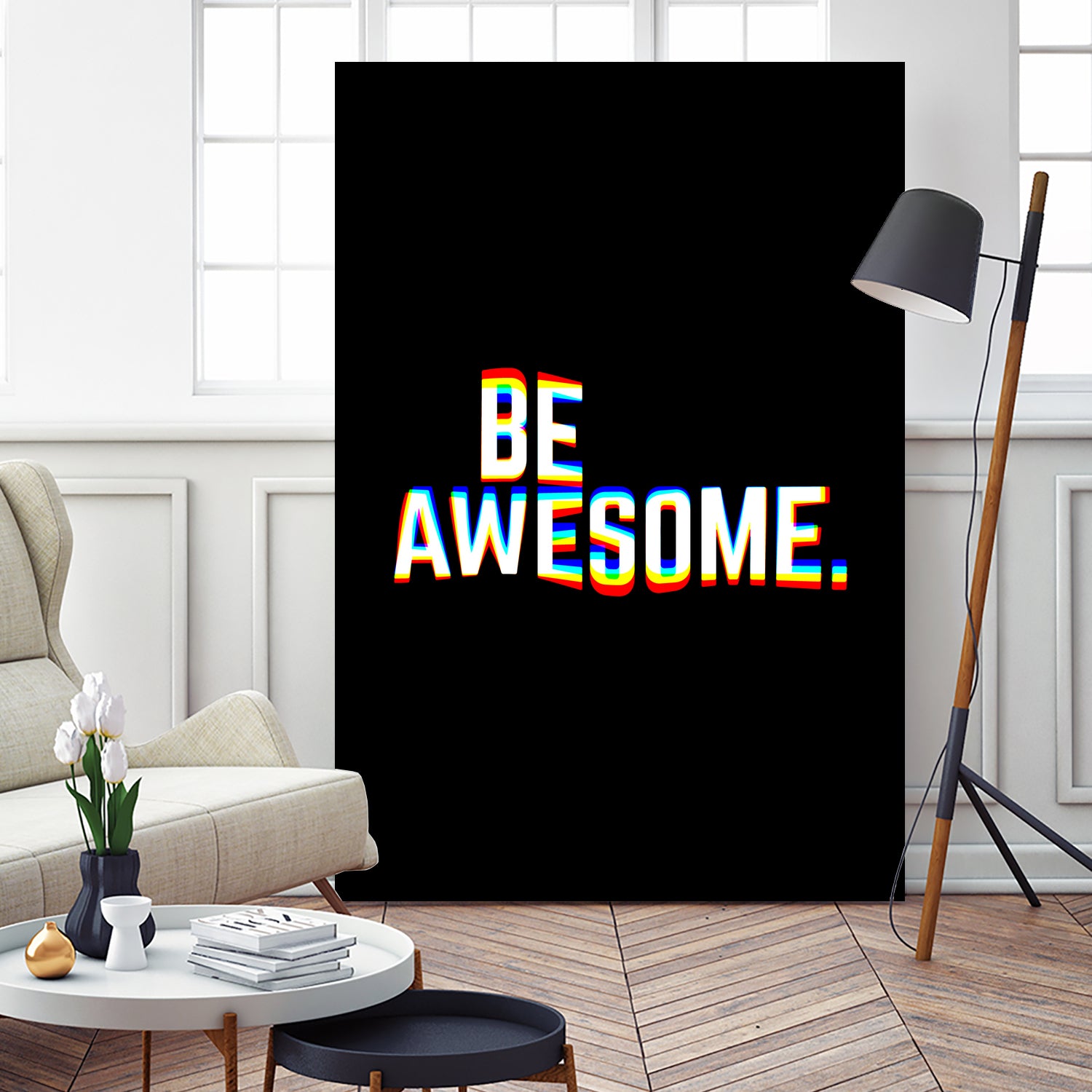 Be Awesome by Afif Quilimo on GIANT ART - black digital painting