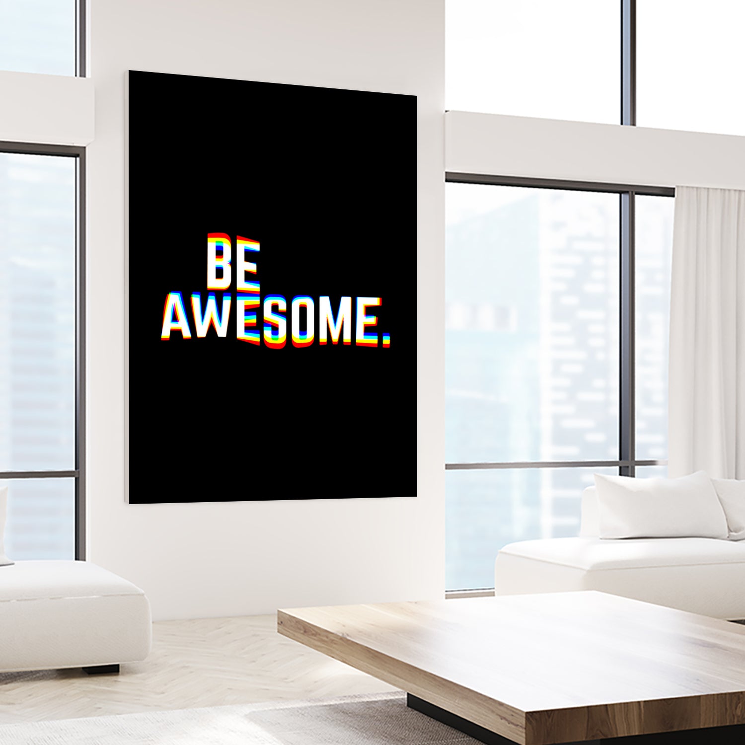 Be Awesome by Afif Quilimo on GIANT ART - black digital painting