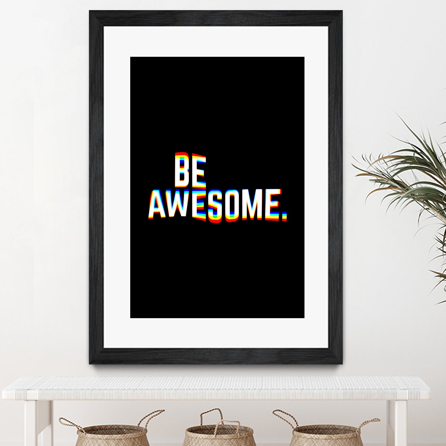 Be Awesome by Afif Quilimo on GIANT ART - black digital painting