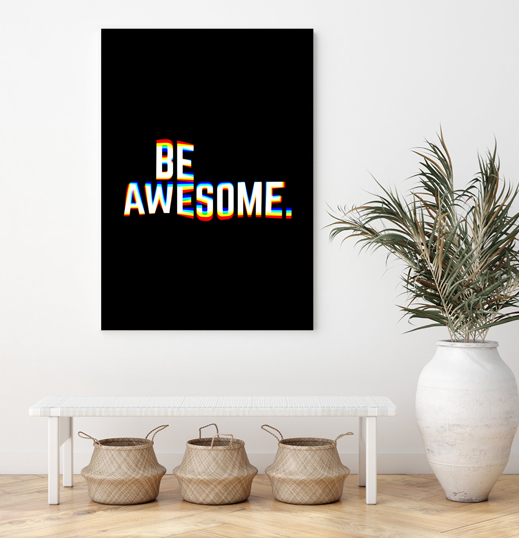 Be Awesome by Afif Quilimo on GIANT ART - black digital painting