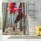 Forest Betta by GEN Z by Rigaud Mickaël on GIANT ART - red photo illustration