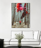 Forest Betta by GEN Z by Rigaud Mickaël on GIANT ART - red photo illustration