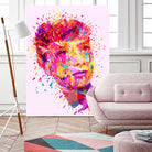 Audrey by Alessandro Pautasso on GIANT ART - pink digital painting