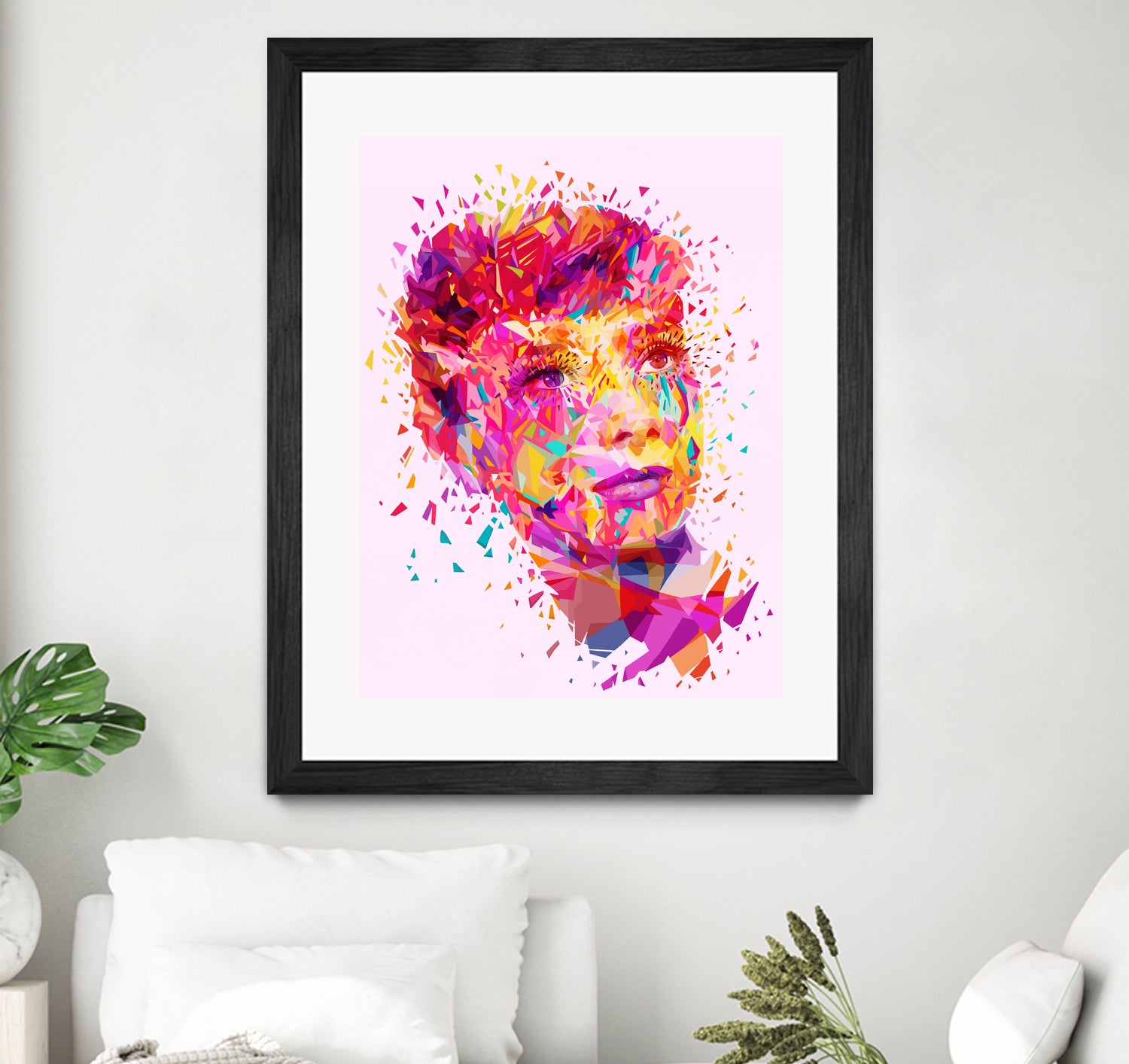 Audrey by Alessandro Pautasso on GIANT ART - pink digital painting