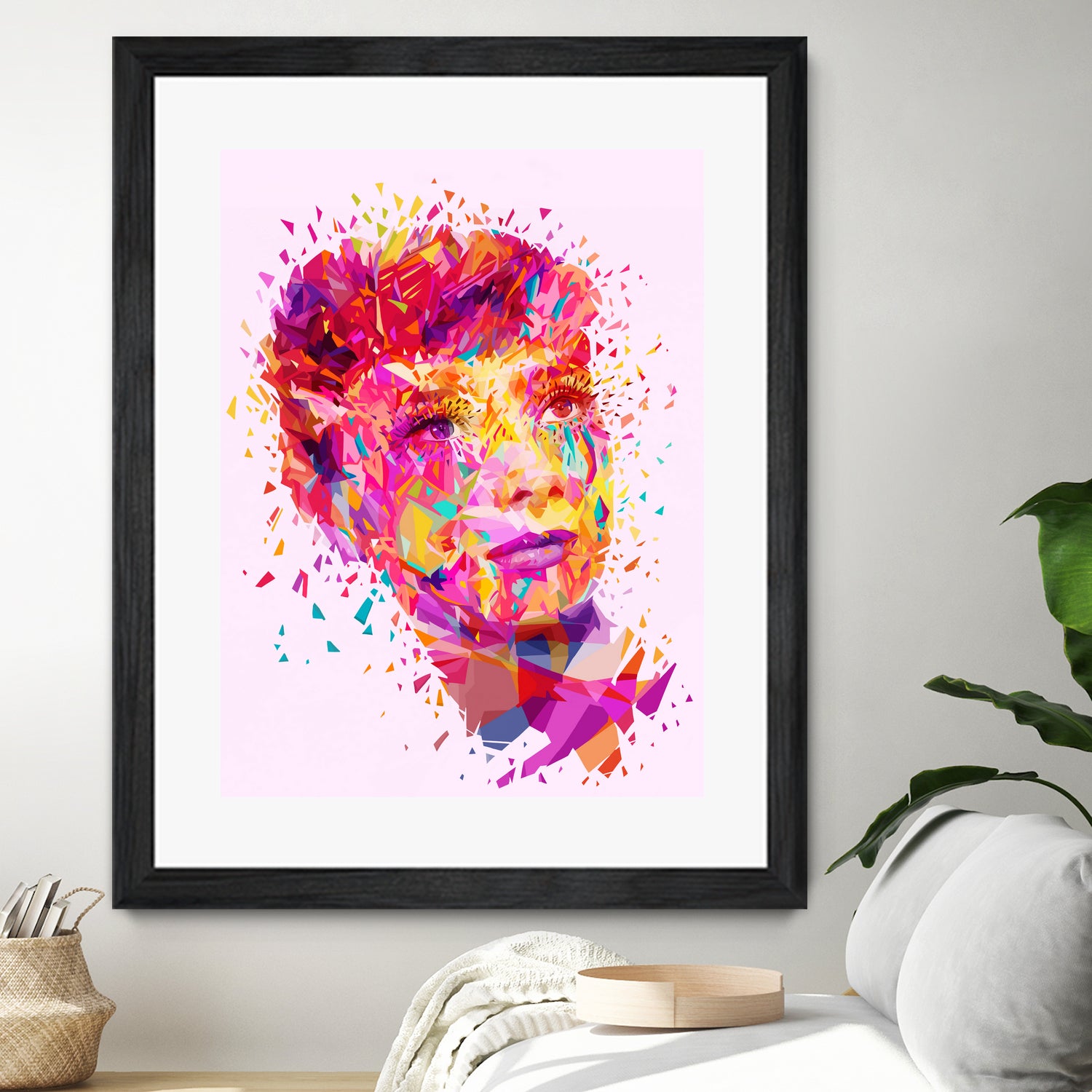 Audrey by Alessandro Pautasso on GIANT ART - pink digital painting