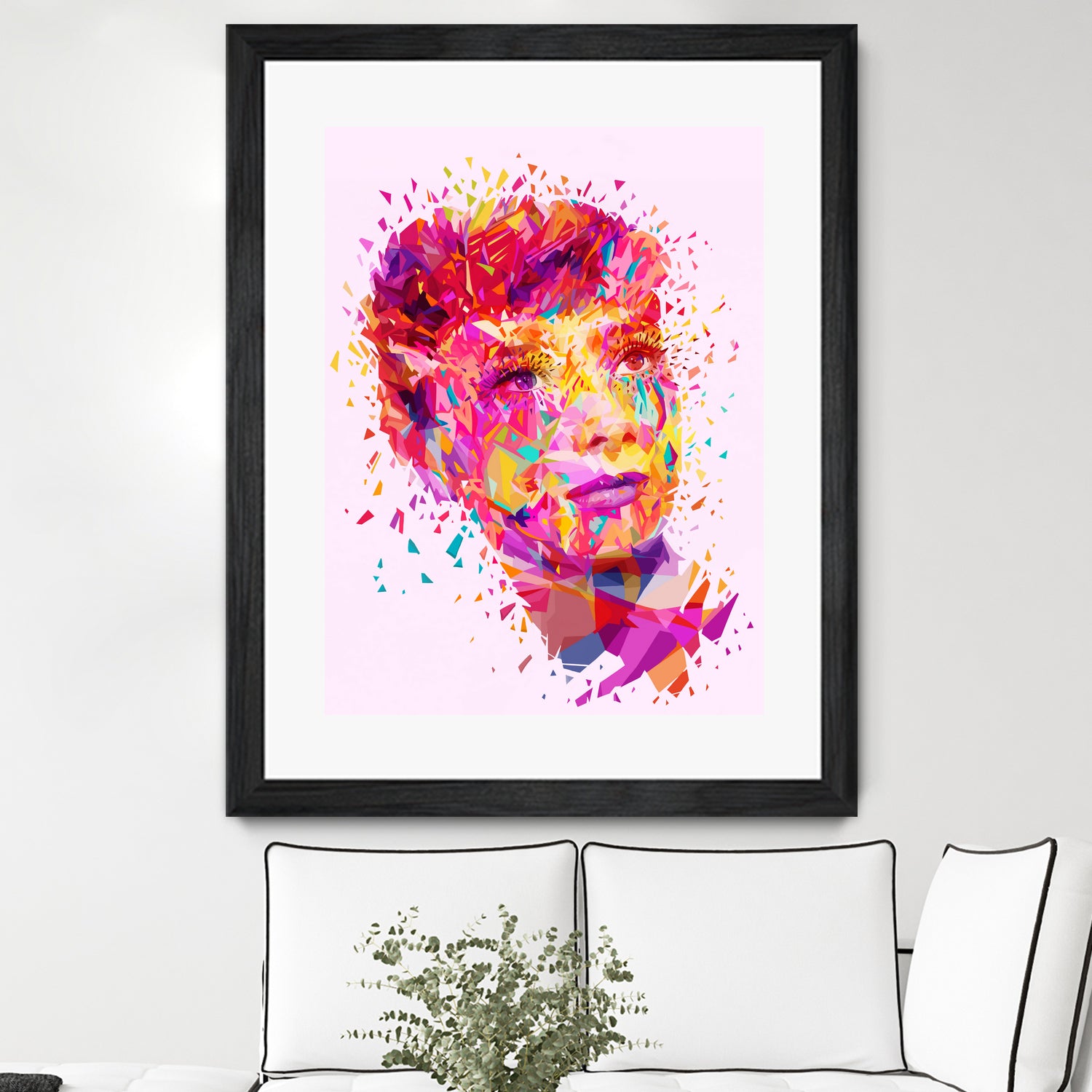 Audrey by Alessandro Pautasso on GIANT ART - pink digital painting