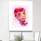 Audrey by Alessandro Pautasso on GIANT ART - pink digital painting