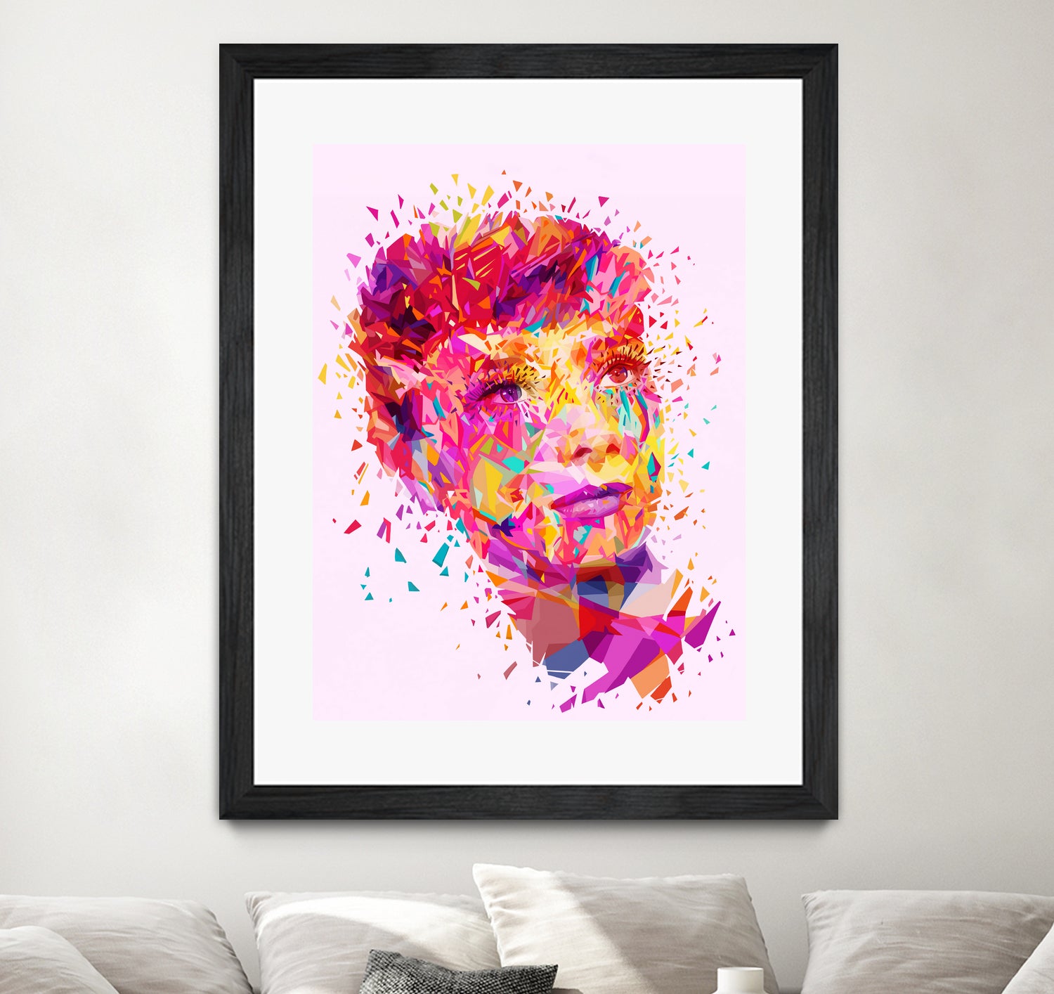 Audrey by Alessandro Pautasso on GIANT ART - pink digital painting