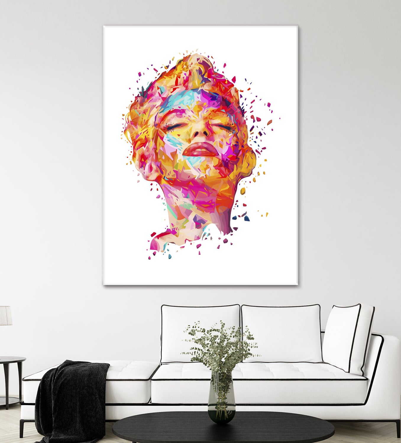 Marilyn White by Alessandro Pautasso on GIANT ART - white digital painting