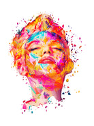 Marilyn White by Alessandro Pautasso on GIANT ART - white digital painting