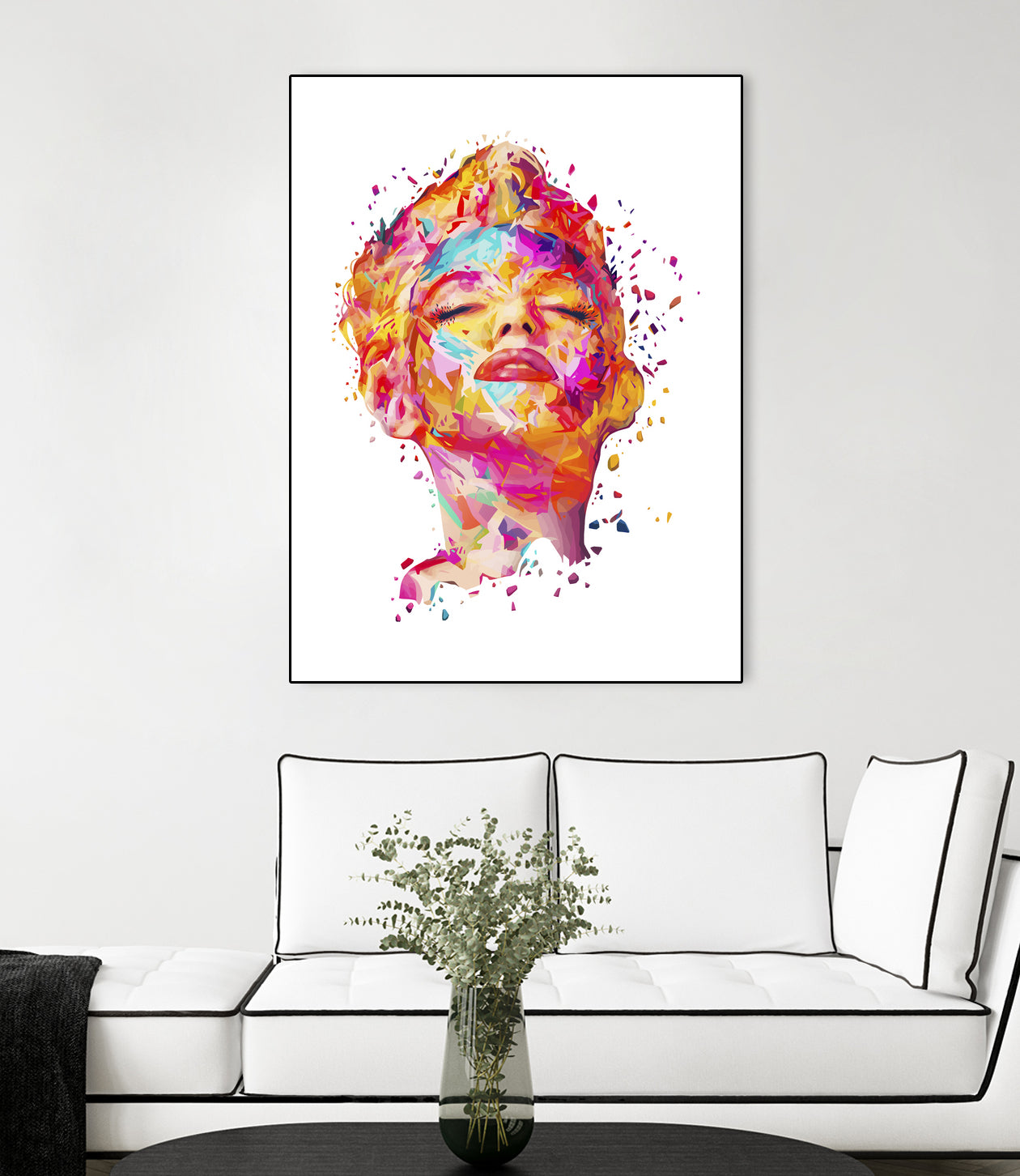 Marilyn White by Alessandro Pautasso on GIANT ART - white digital painting